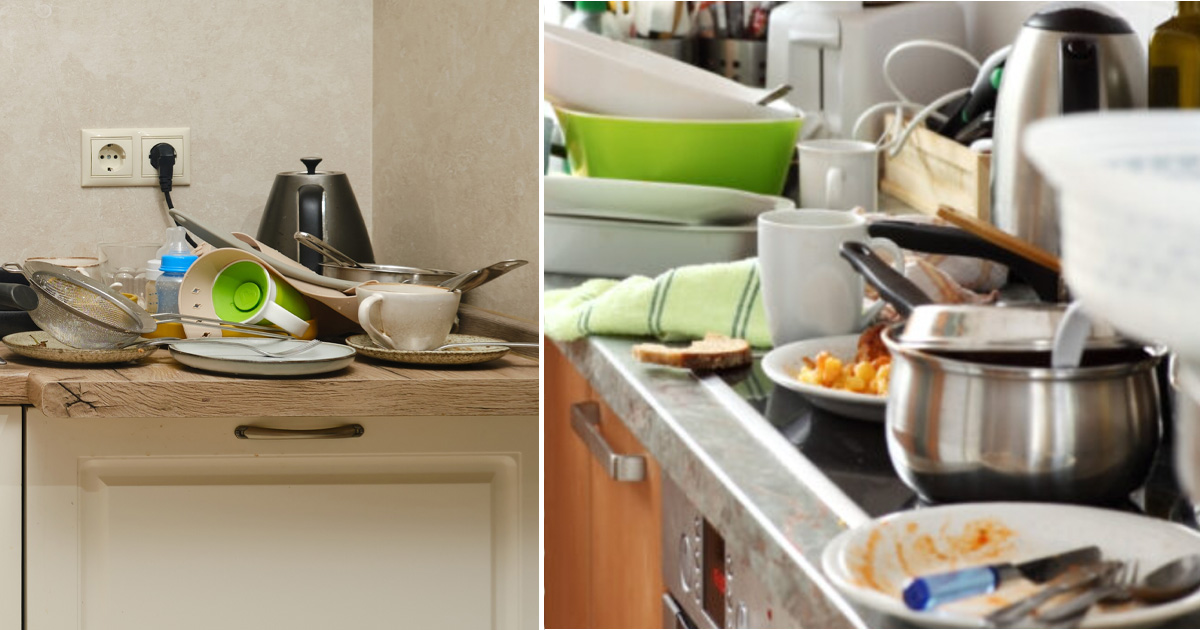 Städning, disk, köket