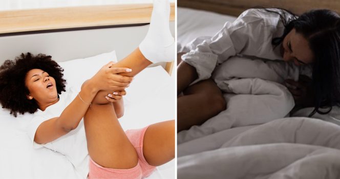 Kramp i benet under natten