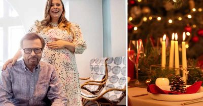 Björn och Anna Ulvaeus, Julbord