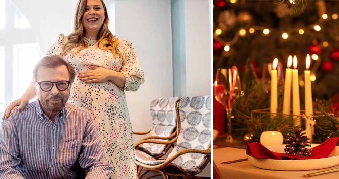 Björn och Anna Ulvaeus, Julbord