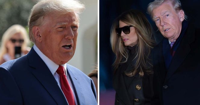 Donald Trump och Melania Trump.