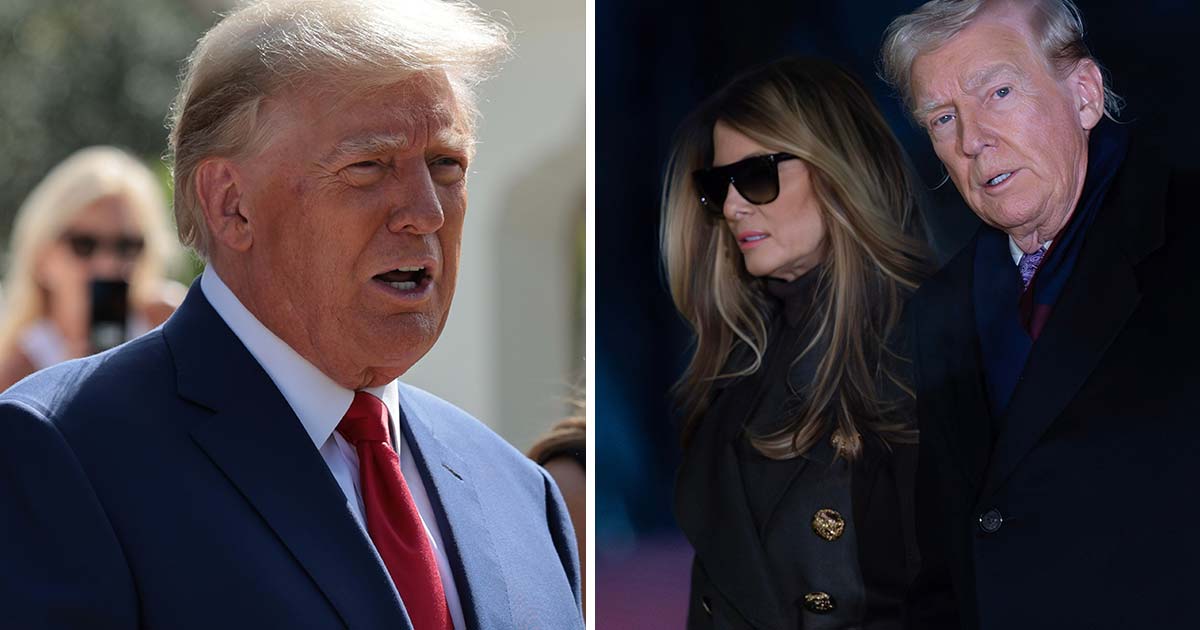 Donald Trump och Melania Trump.