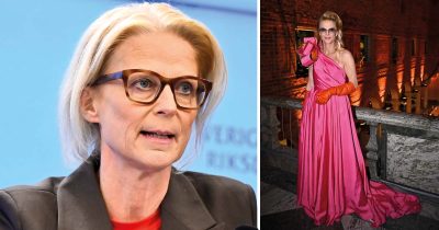 Elisabeth Svantesson, finansminister, på Nobelfesten 2025. Foto: Christine Olsson/TT