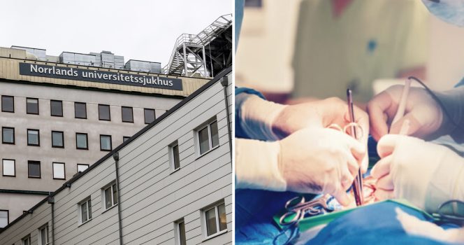 Ett svårt sjukt barn under tio år dog efter att ha drabbats av hjärtstopp i samband med att barnet sövdes på Norrlands universitetssjukhus i Umeå