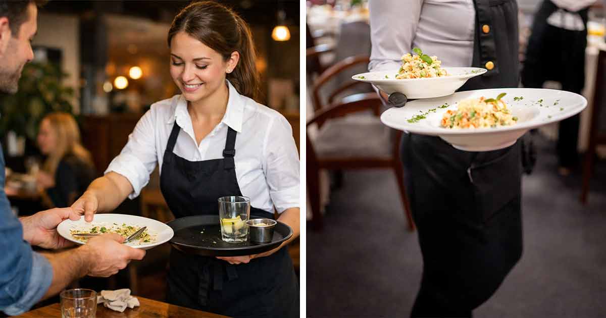 Restaurang, Servitör