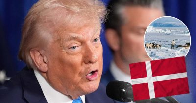 Donald Trump om Grönland och Danmark. Foto: AP/TT & Shutterstock