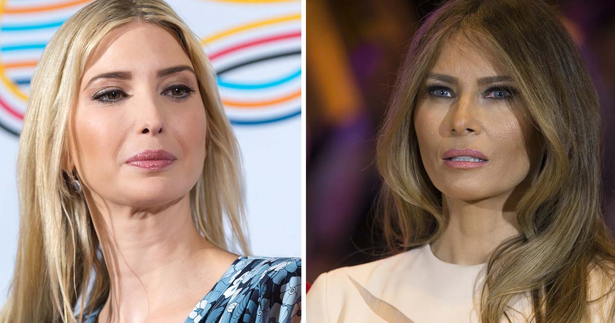 Ivanka Trump och Melania Trump.