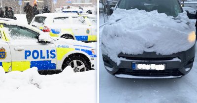 Polisen i Nybro sätter ner foten efter snökaos i trafiken