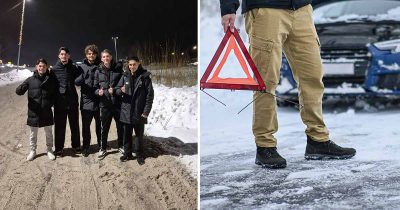 Ungdomsgäng/bil shutter