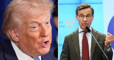 Donald Trump och Ulf Kristersson
