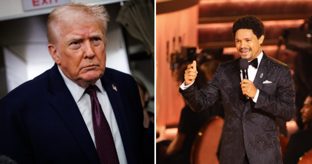 Donald Trump och Trevor Noah