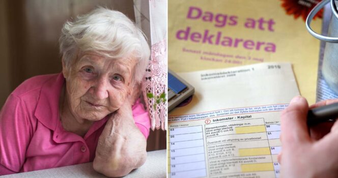Pensionär som deklarerar. Foto: Shutterstock/TT