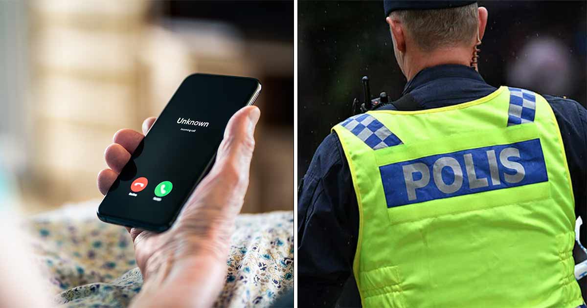 Polis, telefonsamtal.