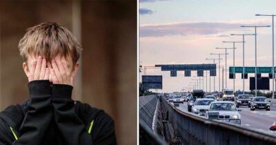 Rasmus lämnades ensam på stan.