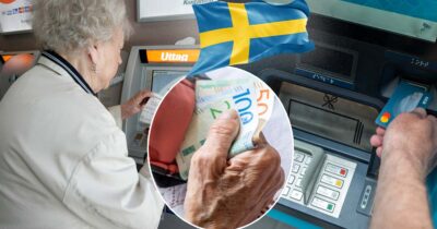 Kontanter och bankomat. Foto: TT/Shutterstock