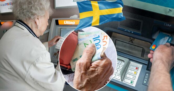 Kontanter och bankomat. Foto: TT/Shutterstock