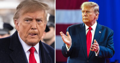 Donald Trump väcker ny oro för sin hälsa