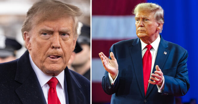 Donald Trump väcker ny oro för sin hälsa