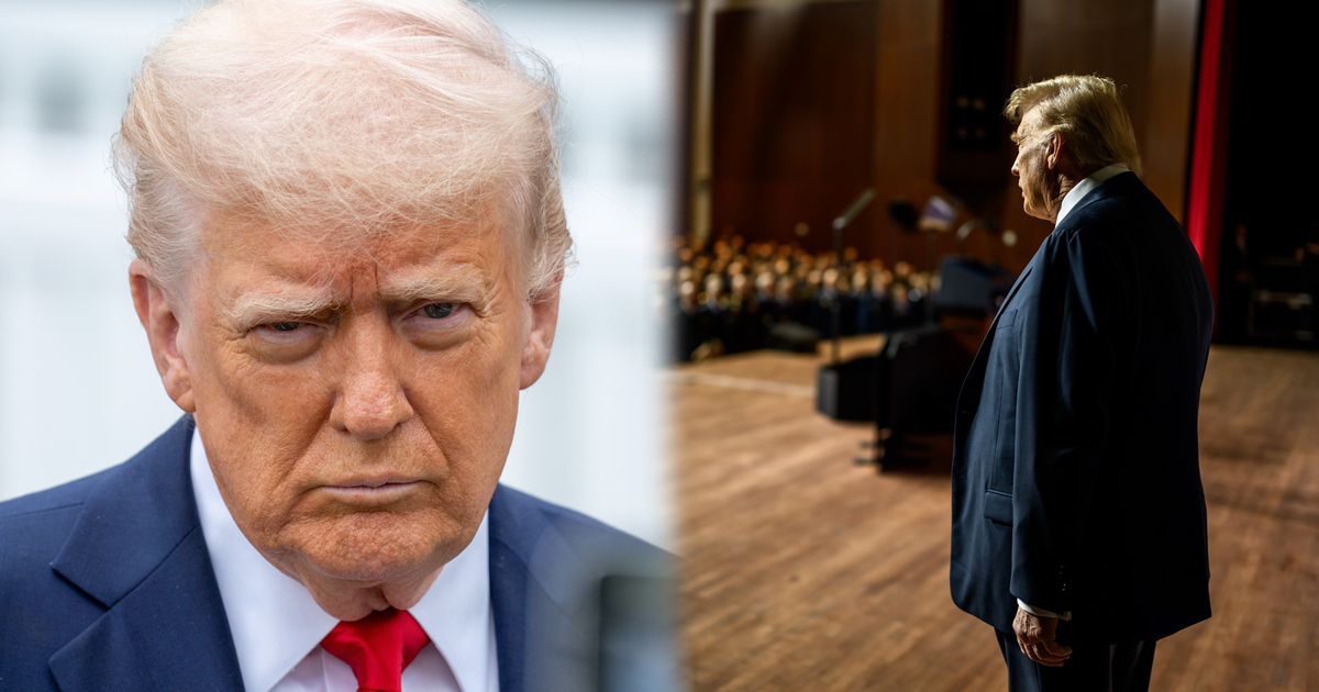 Donald Trump har gjort en förändring i sitt beteende