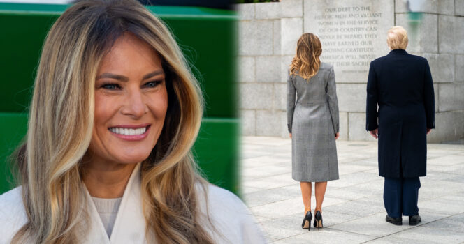 Melania Trump får kritik för detaljen i utseendet