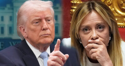 Trump och Meloni. Foto: TT/AP