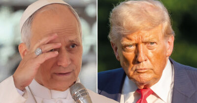 Påve Leo XIV och Donald Trump. Foto: Shutterstock