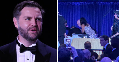 Vicepresidenten JD Vance agerade snabbt under skottlossningen i helgen