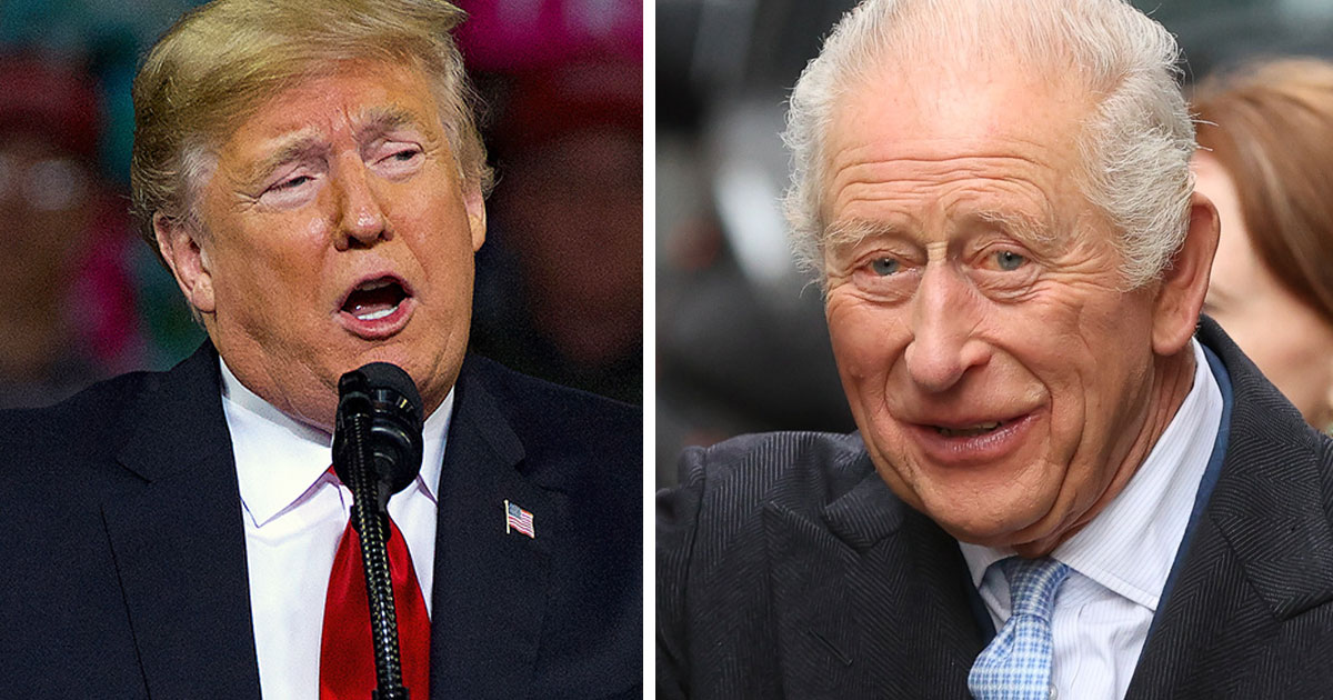 Donald Trump och kung Charles