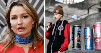 Ebba Busch, energidryck. Foto: Shutterstock / TT
