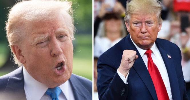 Amerikanska presidenten Donald Trump