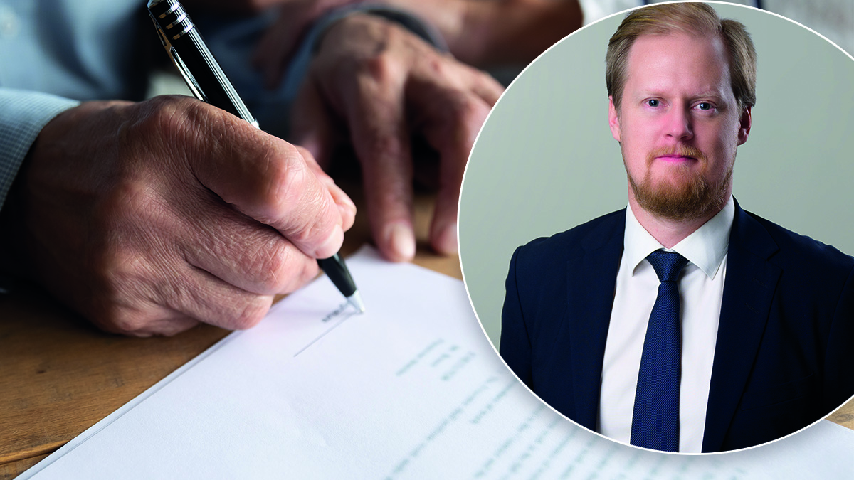 Per Bergmark, Familjens jurist