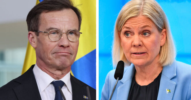 Ulf Kristersson och Magdalena Andersson. Foto: Shutterstock & TT