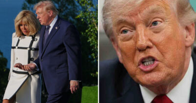 Donald Trump har mött Brigitte Macron igen