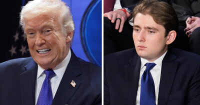 Donald Trump får kritik efter pinsam miss med Barron