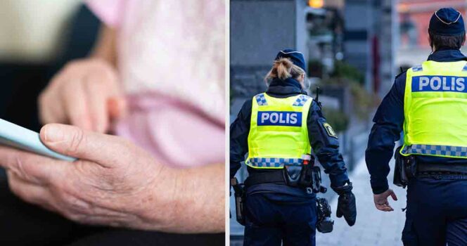 Pensionär, polisen.