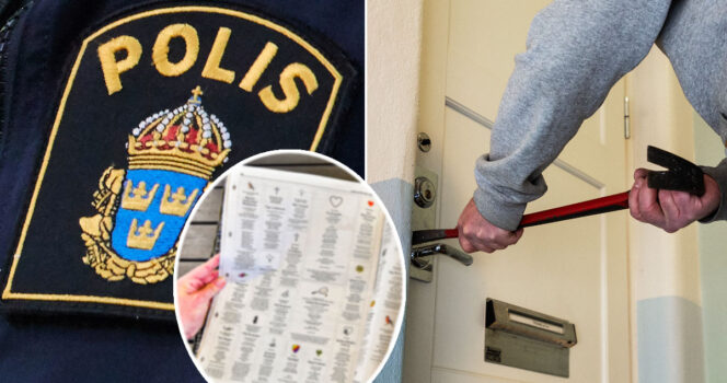 Dödsannonser, inbrott. Polisen varnar. Foto: TT