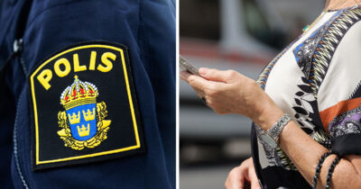Polisen varnar.