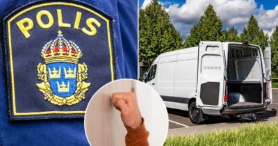 Polisen varnar för vita skåpbilar i Umeå. Genrefoto: Shutterstock