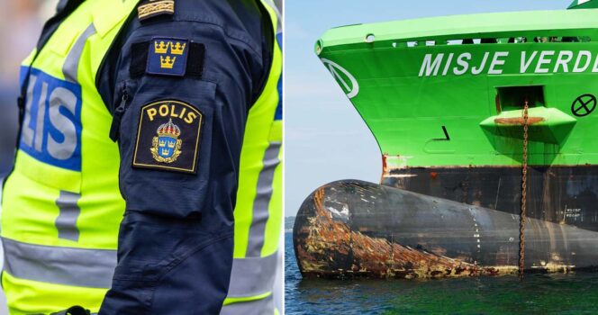 Efter båtolyckan vid Tjörn. Foto: Shutterstock & TT
