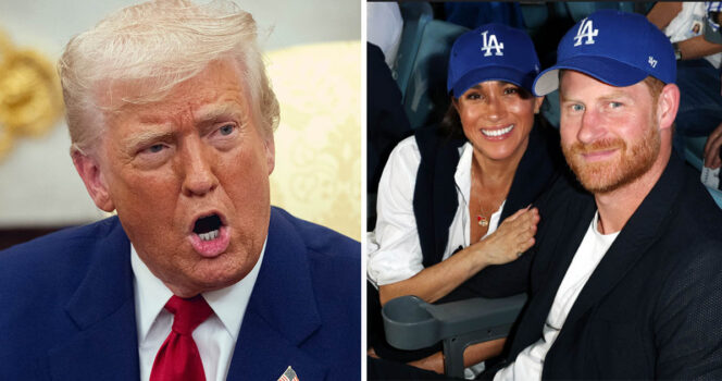 donald trump, meghan markle, prins harry