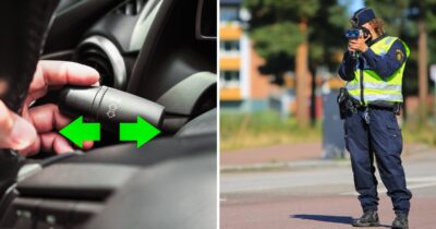 Blinkers, polisen.