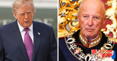 Donald Trump och kung Harald