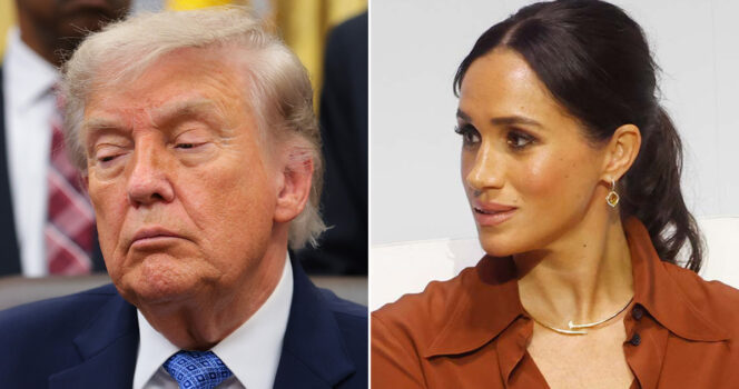 donald trump, meghan markle