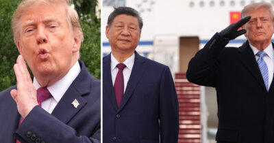 Donald Trump och Xi Jinping