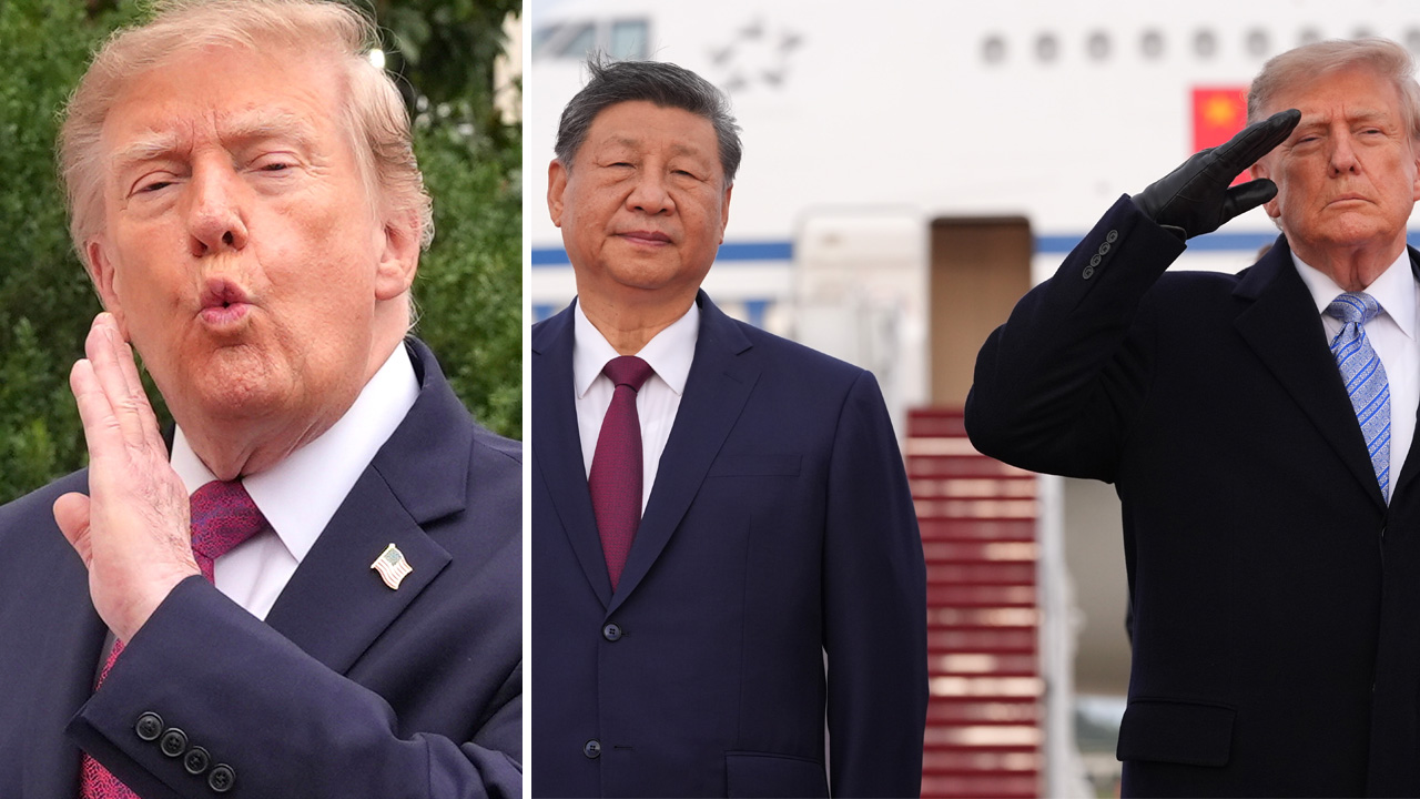 Donald Trump och Xi Jinping