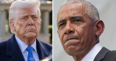 Donald Trump och Barack Obama