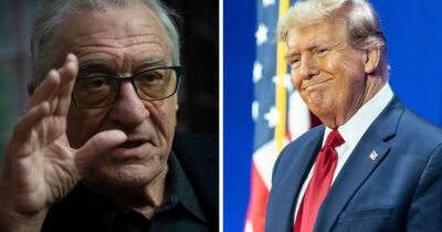Robert De Niro och Donald Trump