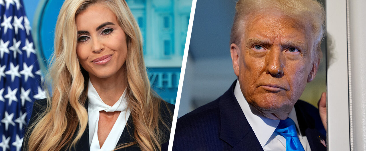 Katie Zacharia och Donald Trump.