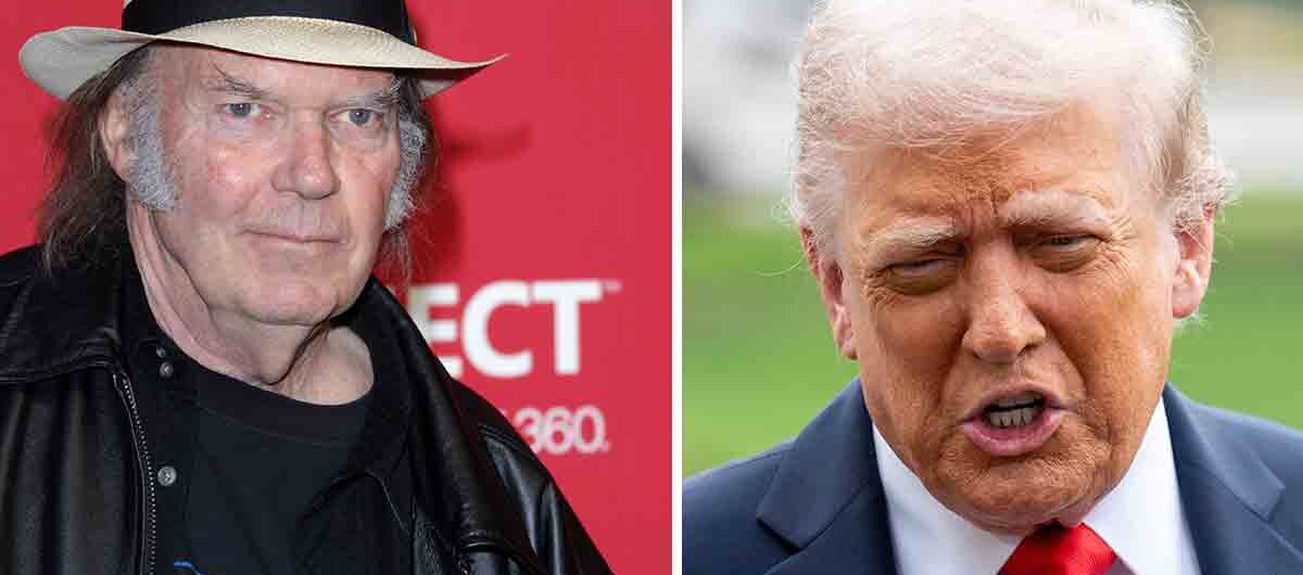Neil Young, Donald Trump.