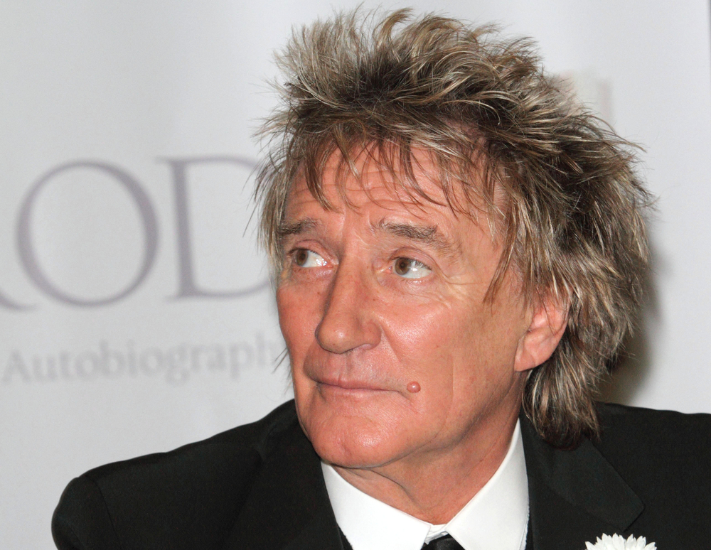 Piosenkarz Rod Stewart
